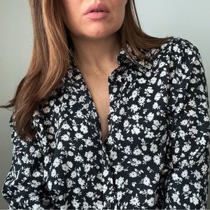 SOLD// Vintage Lauren Ralph Lauren Floral Button Down